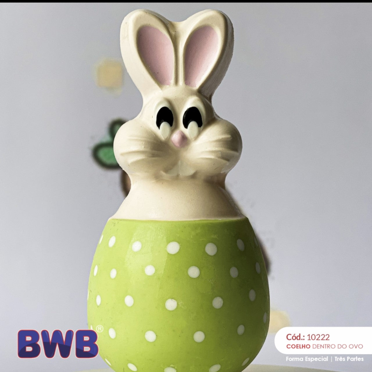 Easter Rabbit Egg - 3 Part Chocolate Mold