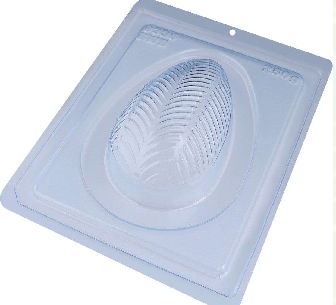Breakable Feathered Easter Egg 500g - 3 Part Chocolate Mold
