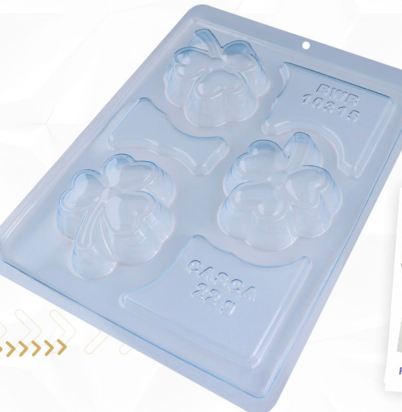 Shamrock Coco Bomb Size - 3 Part Chocolate Mold