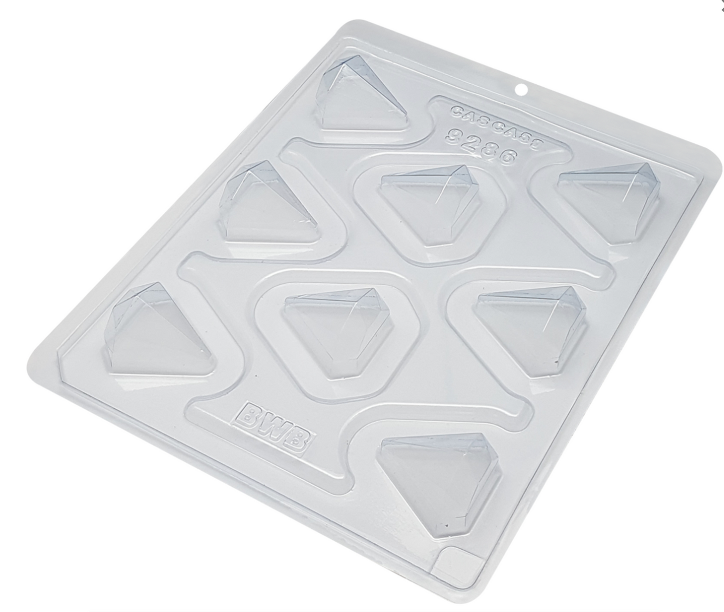Diamond (Mini Size) - 3 Part Chocolate Mold