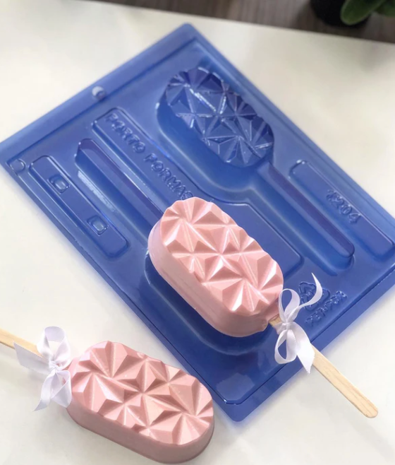 Geometric Cakesicle - 3 Part Chocolate Mold