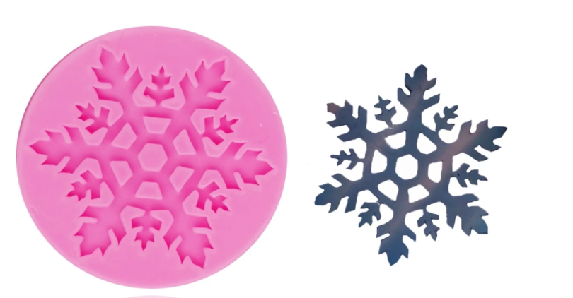 Christmas Snowflake Shape Silicone Mold