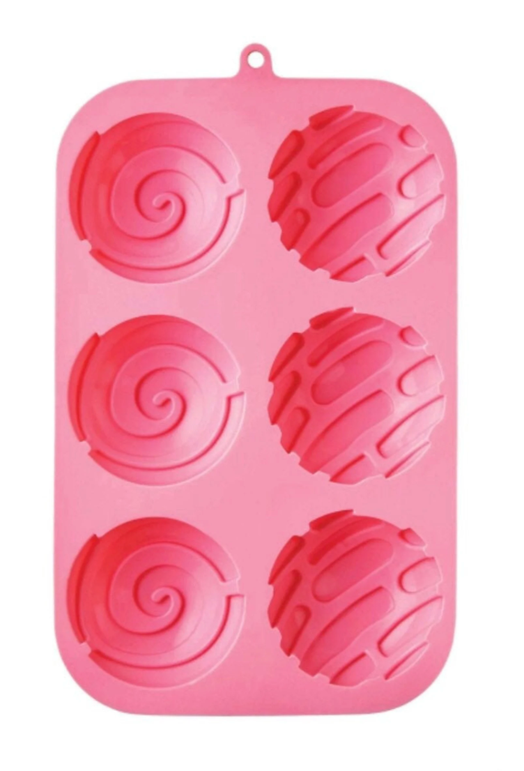 Pan Dulce Concha Silicone Mold - Coco Bomb Size