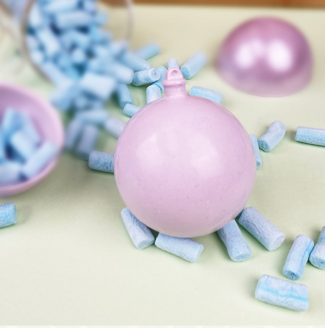 New Coco Bomb 65mm Ornament Plain - 3 Part Chocolate Mold