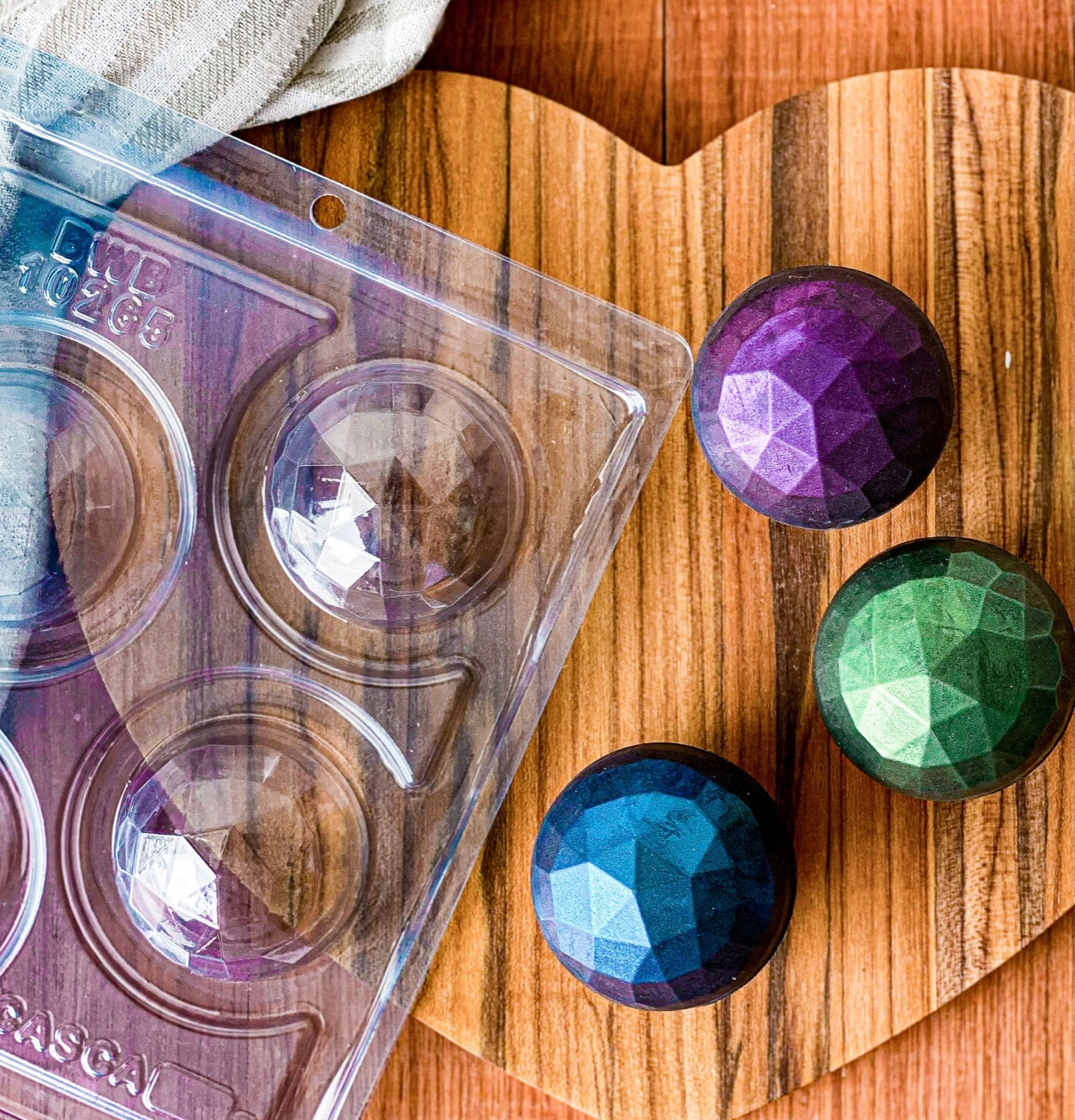 Diamond Spheres Hot Cocoa Bomb - 3 Part Chocolate Mold