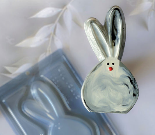 Easter Rabbit Bunny Belly - 3 Part Chocolate Mold