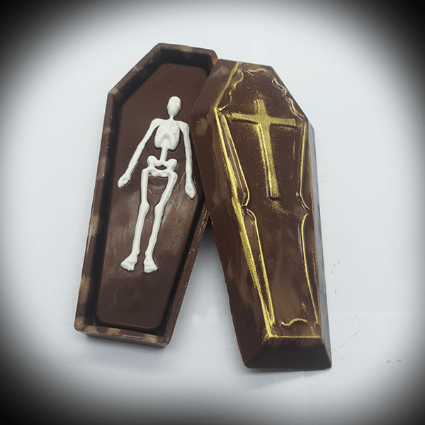 Coffin RIP Chocolate Mold - 3 Part