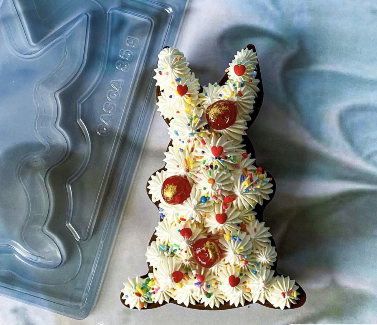 Easter Rabbit Flat - 3 Part Chocolate Mold