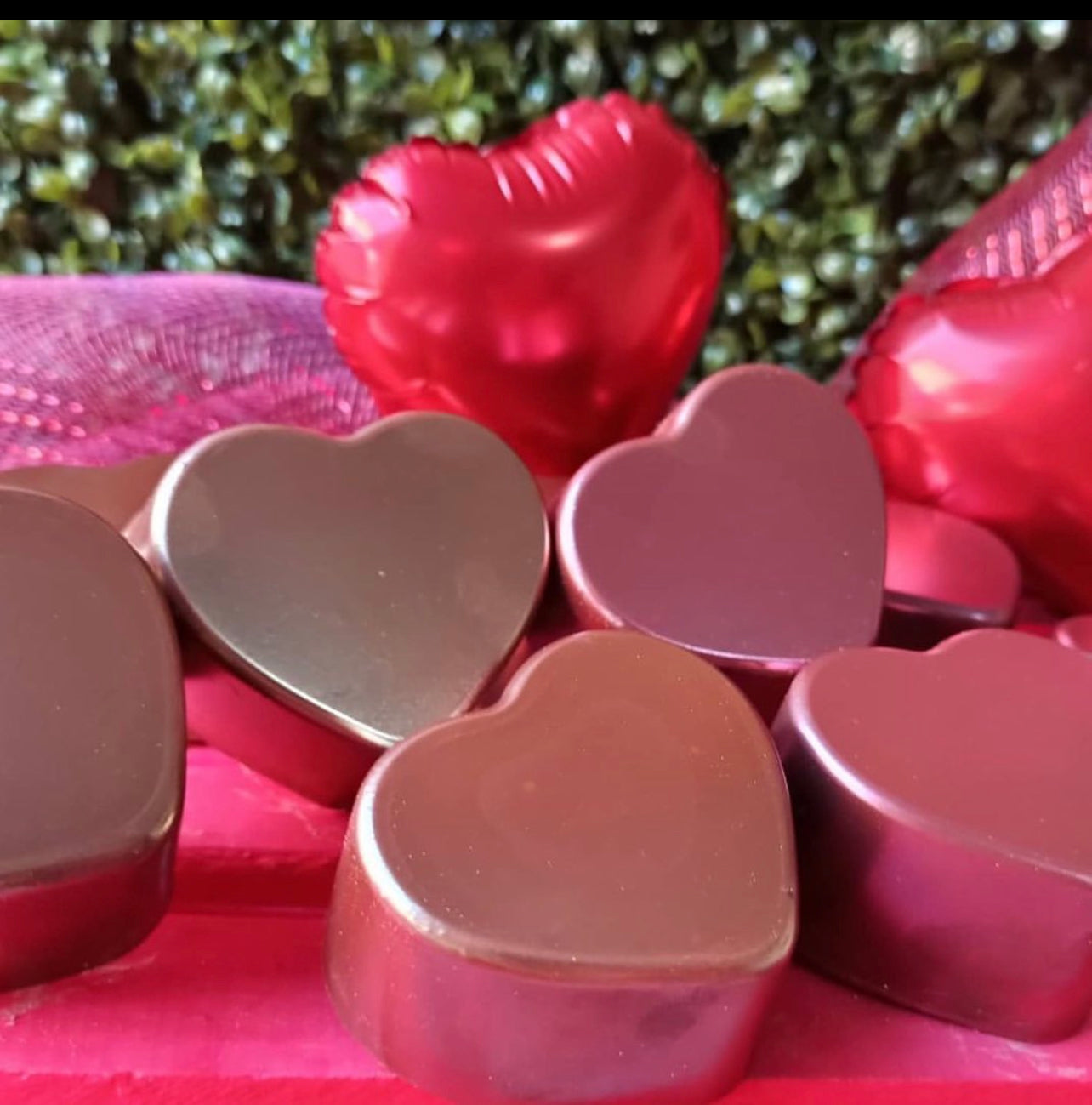 Small Plain Treasure Hearts ♥️ - 3 Part Chocolate Mold