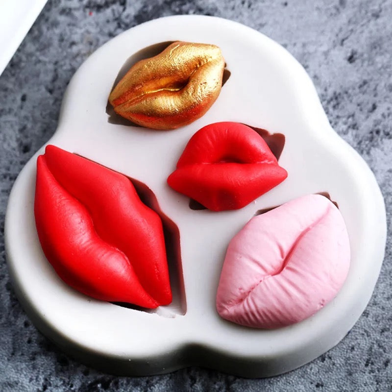 Sexy Lips (4) Silicon Chocolate Mold