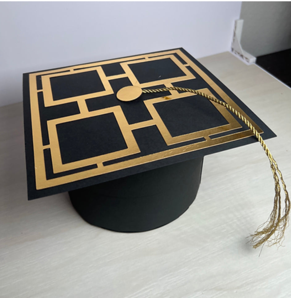 Graduation Box Hat - Custom Made