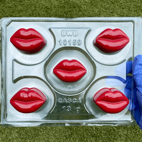 Small Lips 3-Part Chocolate Mold – Perfect for Valentine's