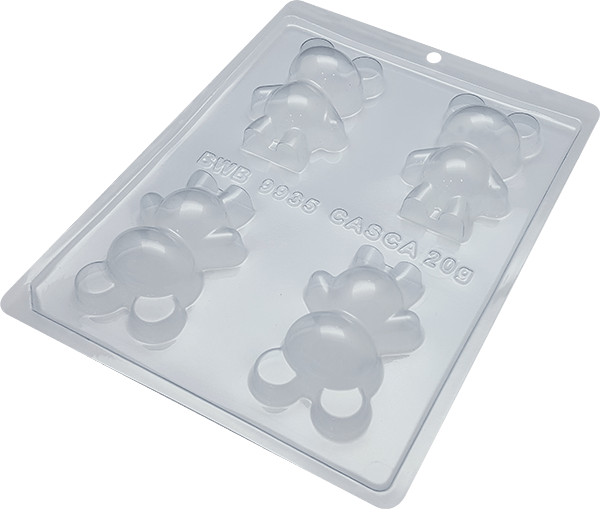 Baby Bears Cocoa Bomb Size (BWB) - 3 Part Chocolate Mold