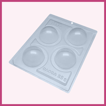 NEW 60mm Hot Cocoa Bomb Molds - 3 Part Chocolate Mold