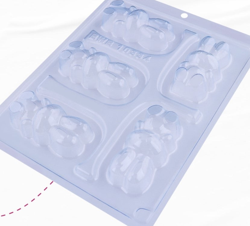 New Easter Bunny - 3 Part Chocolate Mold