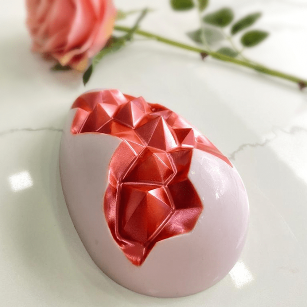 Origami Egg 350g - 3 Part Chocolate Mold