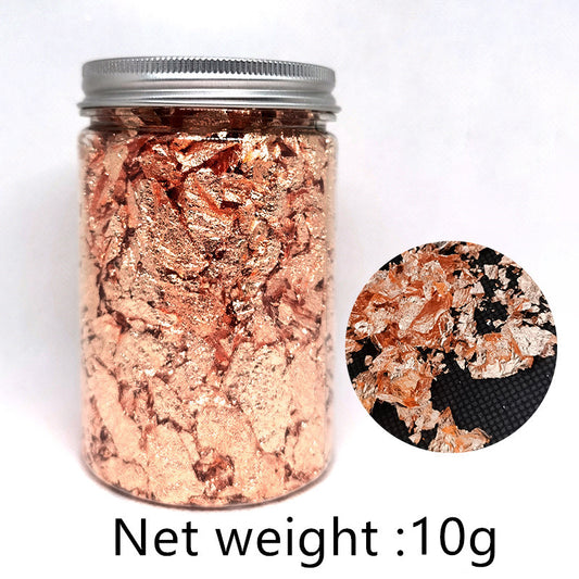 Rose Gold Edible Grade Flakes - 10g