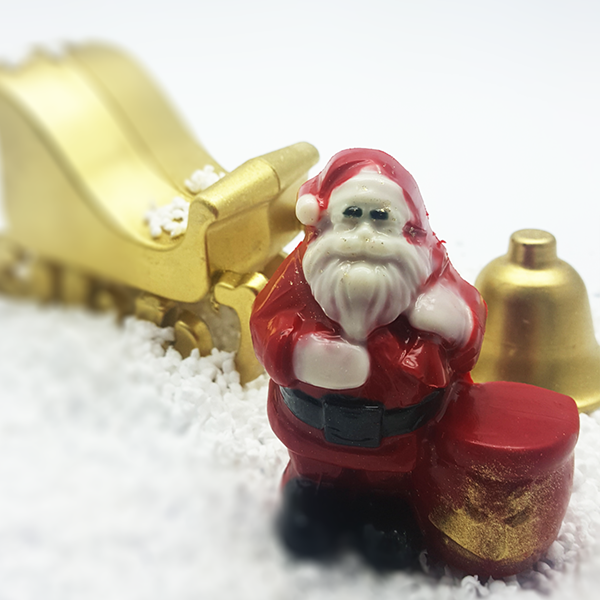 Santa Claus Coco Bomb Size - 3 Part Chocolate Mold
