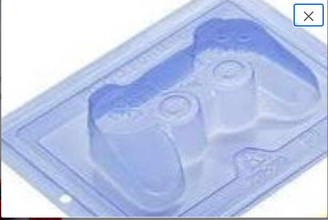 Play Station Controller - 3 Part Chocolate Mold