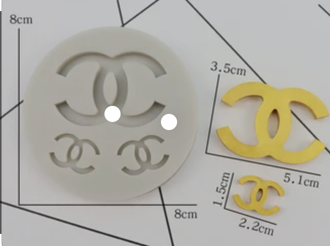Designer Brands Silicone Molds  Chanel birthday party decoration