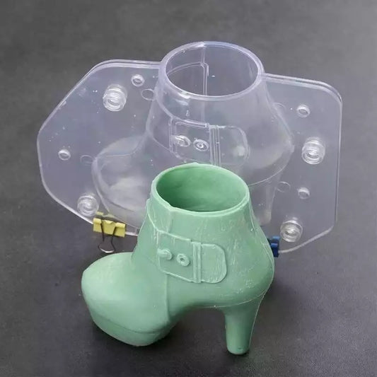 Boot Bootie Heel 3D - Chocolate Mold